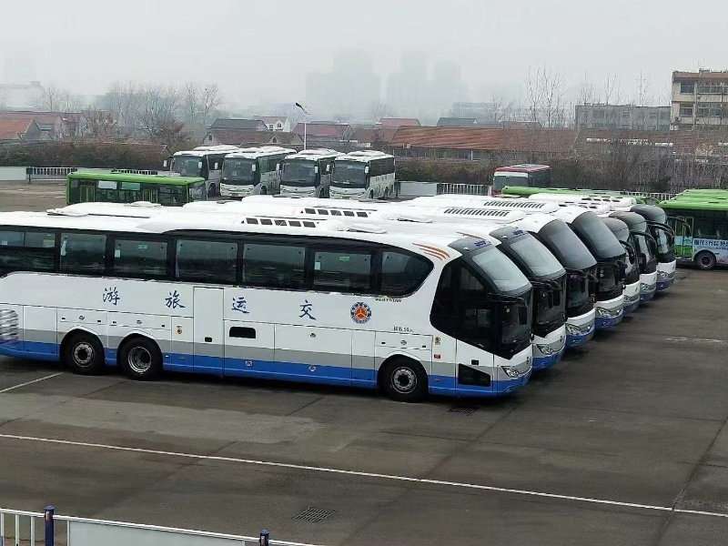 旅游大巴车队实拍｜青岛大巴租赁怎么选？君悦畅旅 Tour Coach 