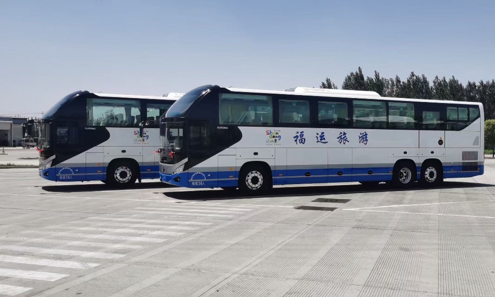 旅游大巴车队实拍｜青岛大巴能进市区景区吗？君悦畅旅 Coach Acc